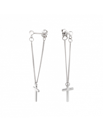 Сережки GIOLIA Croix Duo 100202