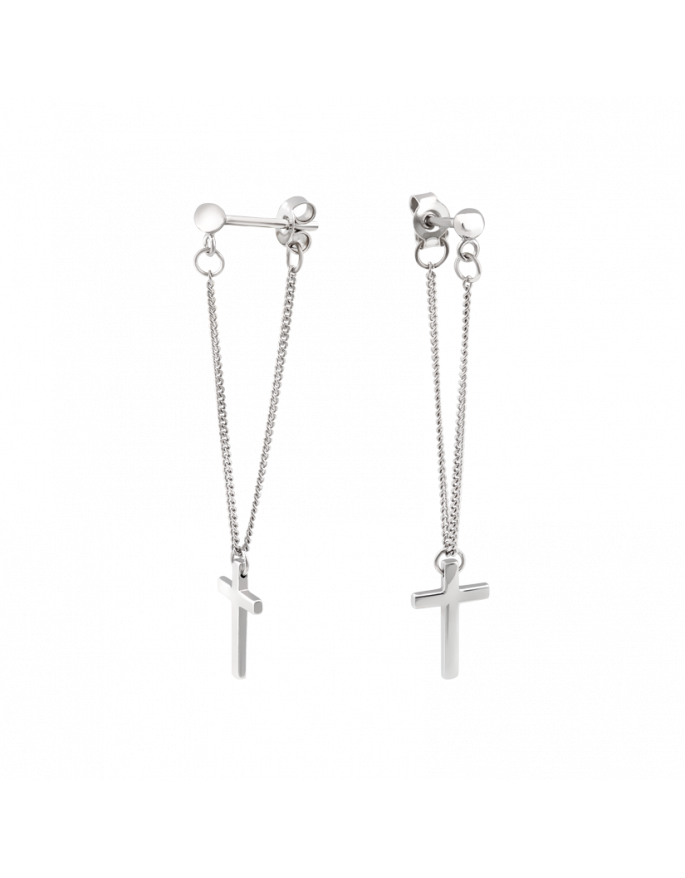 Сережки GIOLIA Croix Duo 100202