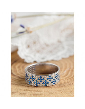 Каблучка GIOLIA Ornament Blue 116300
