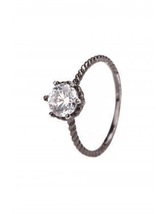 Каблучка GIOLIA Black Silver 210252